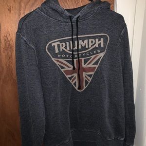 Lucky Brand Triump Motorcycle Hoodie